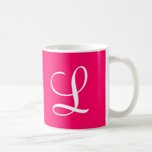 Tasse initiale avec le message personnalisé