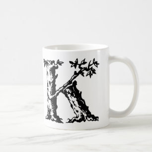 Tasse initiale - lettre 'K