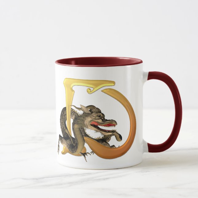 Tasse Initiales D de Dragonlore (Droite)