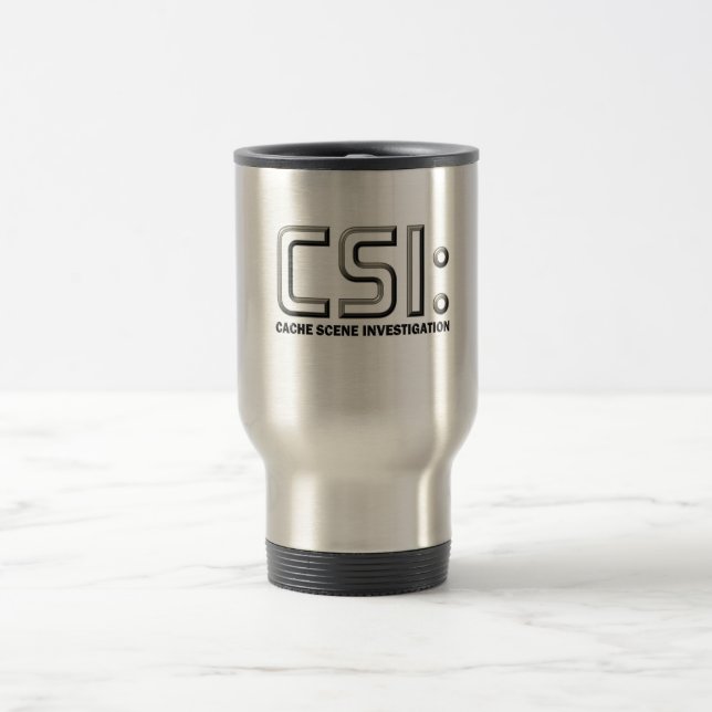 Tasse inoxydable de conception graphique de (Centre)