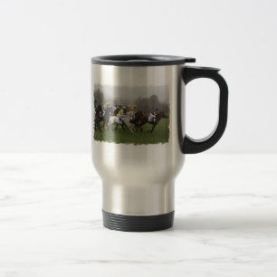 Tasse inoxydable de voyage de champ de cheval de