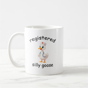 Tasse Inscrite Silly Goose, tasse IA, Tasse d'Infi
