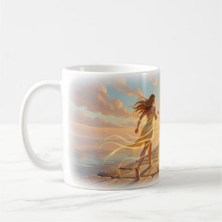 Tasse Inspirante Course Dans la Lumière