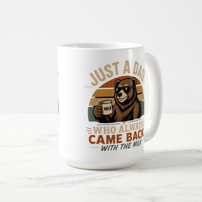 Tasse Inspirante Papa Qui Revient Toujours (Devant droit)