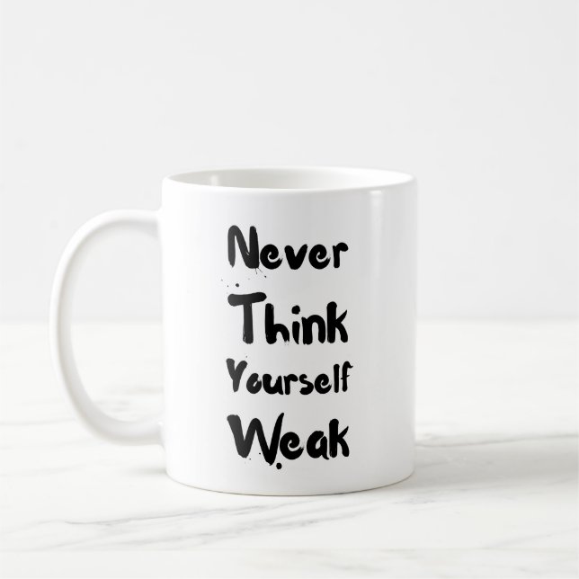 Tasse inspirée de citation (Gauche)
