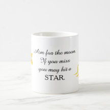 Tasse inspirée positive de citation de Shooting