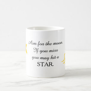 Tasse inspirée positive de citation de Shooting