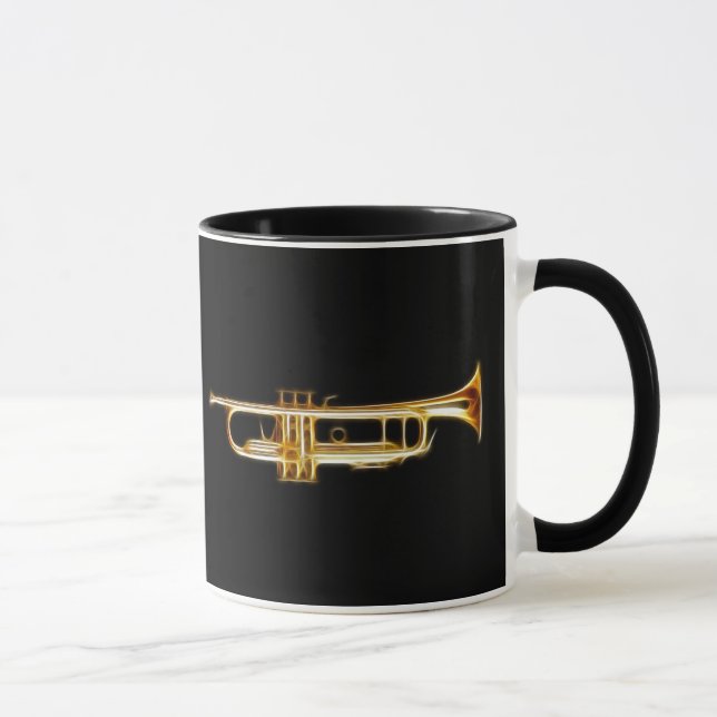 Tasse Instrument de musique de vent de klaxon en laiton (Droite)