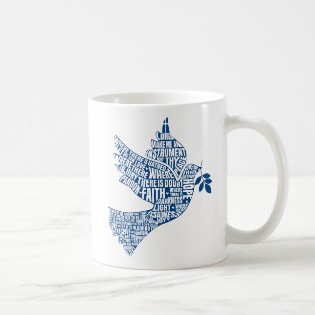 Tasse : Instruments de paix (St Francis) (Droite)