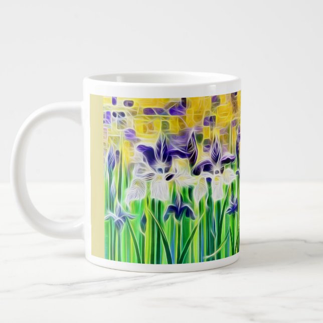 Tasse Iris Abstrait (Gauche)