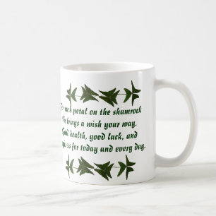 Tasse irlandaise de bénédiction de bonnes santés