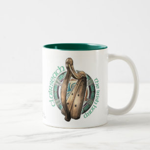 Tasse irlandaise d'harpe