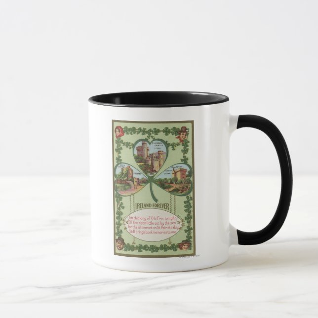 Tasse Irlande Forever - Châteaux de liège et de Killarne (Droite)