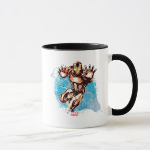 Tasse Iron Man Art de personnage à l'aquarelle