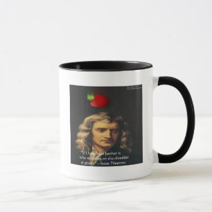 Tasse Isaac Newton "Épaules de Géants" Cadeaux de sagess