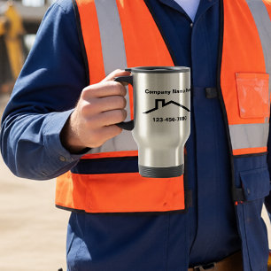 Tasse isolée pour entreprise de construction