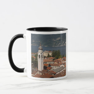 Tasse Italie, province de Côme, Menaggio. Vue de la vill