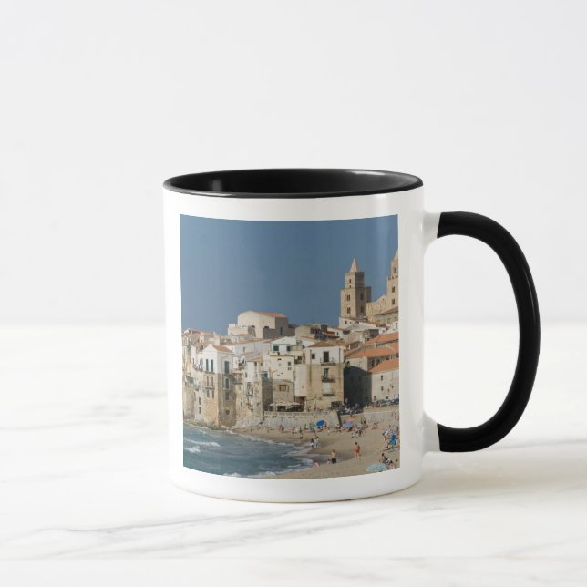 Tasse Italie, Sicile, Cefalu, Ville avec Duomo de (Droite)