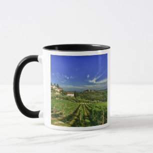 Tasse Italie, Toscane, Greve. Les vignobles de Castello