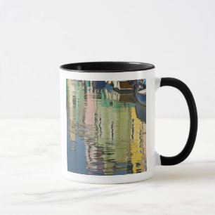 Tasse Italie, Venise, Burano. Maisons multicolores le lo