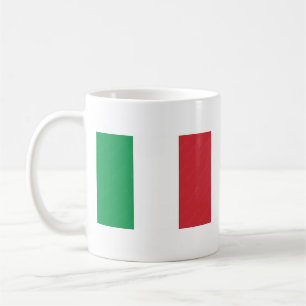 Tasse italienne avec drapeau et nom d'hymne