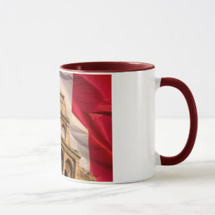 Tasse italienne de drapeau