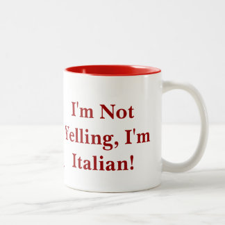 Tasse italienne drôle
