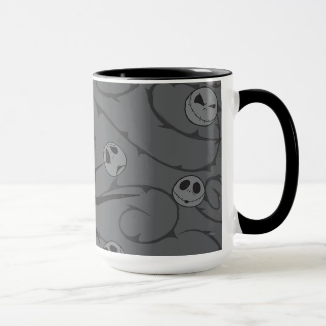 Tasse Jack Skellington | Arrière - plan de Skellington (Droite)