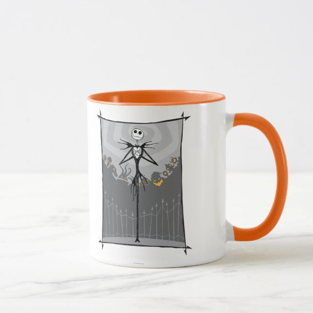 Tasse Jack Skellington | Clôture du cimetière (Droite)
