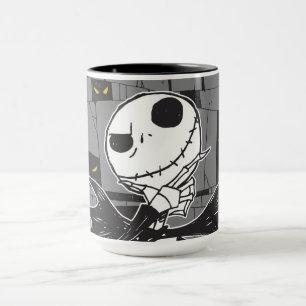 Tasse Jack Skellington   Éffrayant Arrière - plan oculai