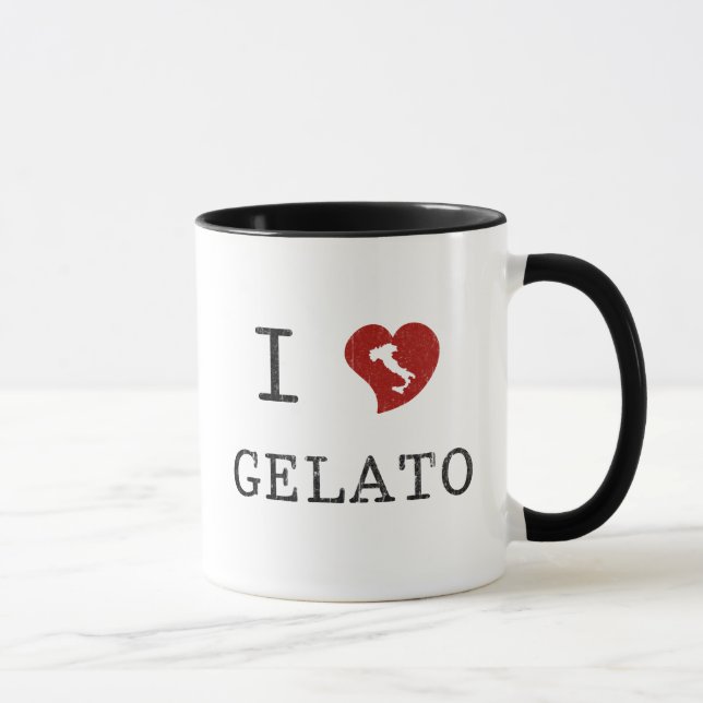 Tasse J'adore le gelato (Droite)