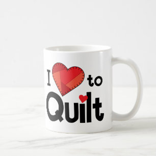 Tasse J'adore le Patchwork – Cadeau Mignon pour le