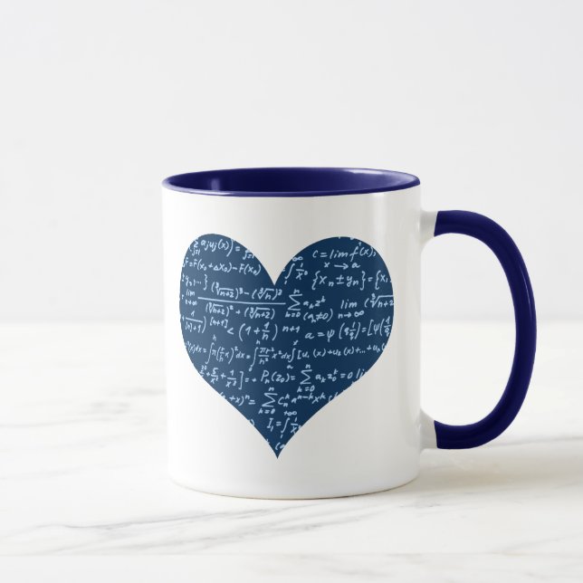 Tasse J'adore les maths (Droite)