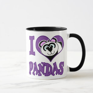 Tasse J'adore les pandas