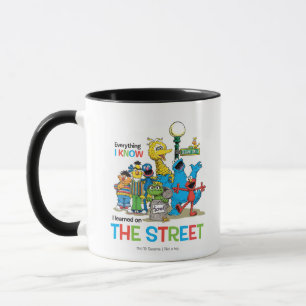 Tasse J'ai appris dans la RUE