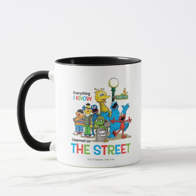 Tasse J'ai appris dans la RUE (Gauche)
