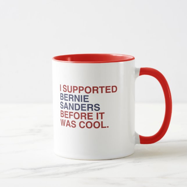 Tasse J'ai soutenu des ponceuses de Bernie avant qu'il (Droite)