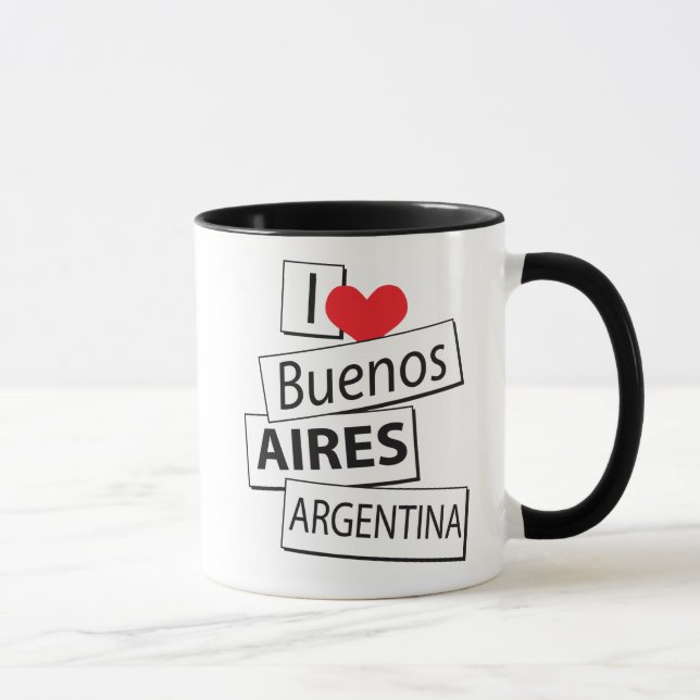 Tasse J'aime Buenos Aires (Droite)