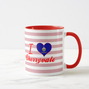 Tasse J'aime Cherryvale, le Kansas