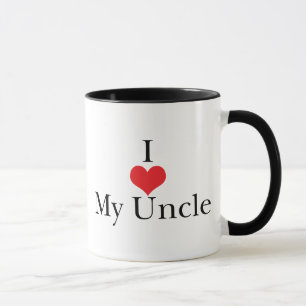 Tasse J'aime (coeur) mon oncle