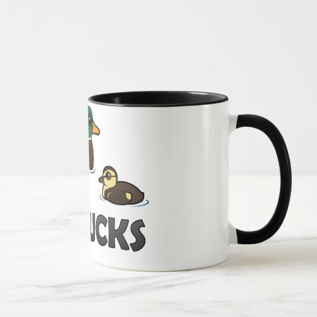 Tasse J'aime des canards (Droite)
