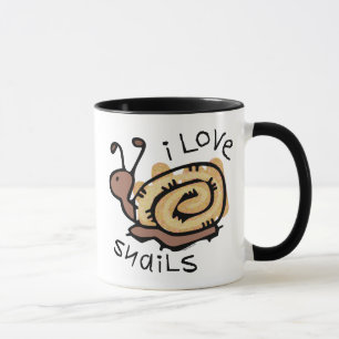 Tasse J'aime des escargots
