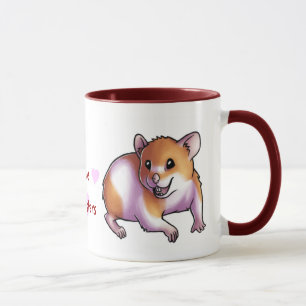 Tasse J'aime des hamsters