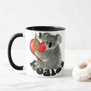Tasse J'aime des koala