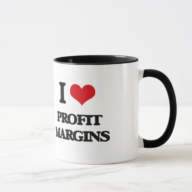 Tasse J'aime des marges bénéficiaires (Droite)
