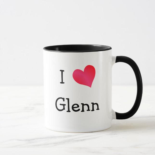 Tasse J'aime Glenn (Droite)