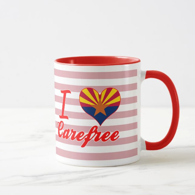 Tasse J'aime insouciant, Arizona (Droite)