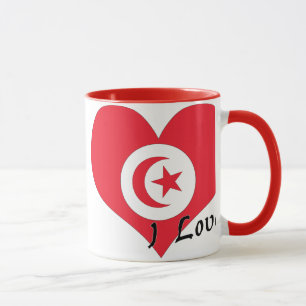 Tasse J'aime la Tunisie