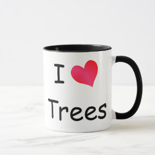 Tasse J'aime les arbres