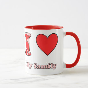 Tasse J'aime ma famille